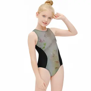 Metamorphosis In March Kids One Piece Swimsuit (Black)