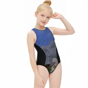 The Vorontsov Palace Crimea Kids One Piece Swimsuit (Black)