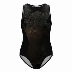 Black Rose Kids One Piece Swimsuit (Black)