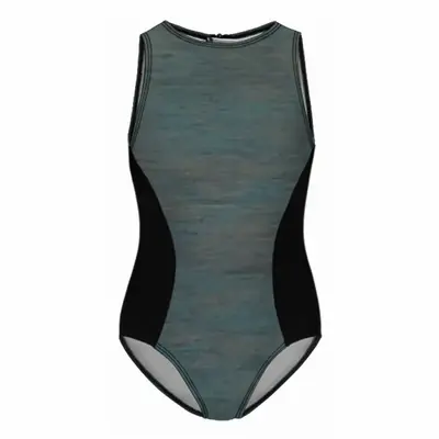 Sea Mist Kids One Piece Swimsuit (Black)