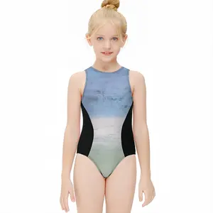 Freedom Kids One Piece Swimsuit (Black)