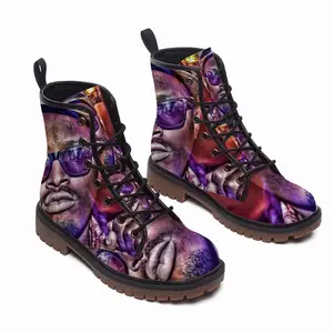 Men Buddha Blaze Leather Work Boots