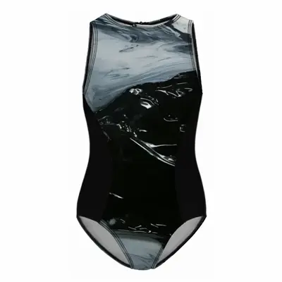 Floating Kids One Piece Swimsuit (Black)