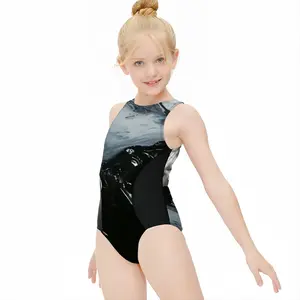 Floating Kids One Piece Swimsuit (Black)