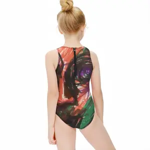 One Or The Other It Is All The Same Kids One Piece Swimsuit (Black)