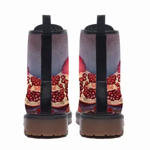 Men The Pomegranates Leather Work Boots