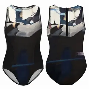 Black Kids One Piece Swimsuit (Black)