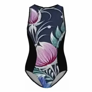 Night Pleasure Kids One Piece Swimsuit (Black)