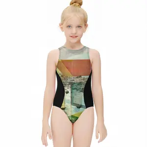 Boathouse Kids One Piece Swimsuit (Black)