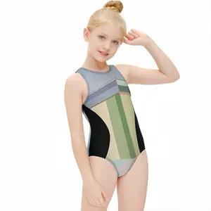 Color Rhytm Kids One Piece Swimsuit (Black)