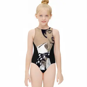 Madonna Kids One Piece Swimsuit (Black)