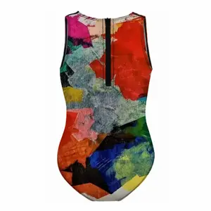 #106-2021 Kids One Piece Swimsuit (Black)