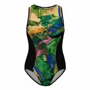 The Snake Kids One Piece Swimsuit (Black)