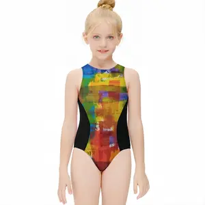 Learned Kids One Piece Swimsuit (Black)