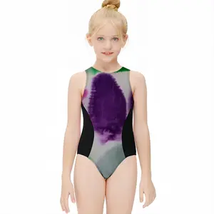 Still Life Kids One Piece Swimsuit (Black)