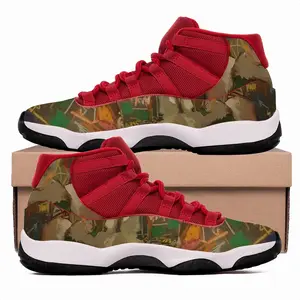 Men Portrait Of A Landscape HD11 Basketball Sneakers