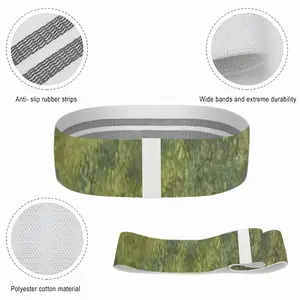 Hammered Green Yoga Straps