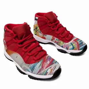 Men En El Mar De Flores HD11 Basketball Sneakers