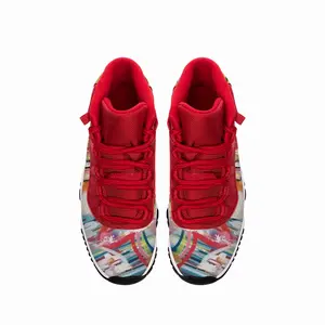 Men En El Mar De Flores HD11 Basketball Sneakers