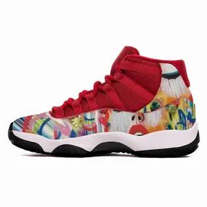 Men En El Mar De Flores HD11 Basketball Sneakers