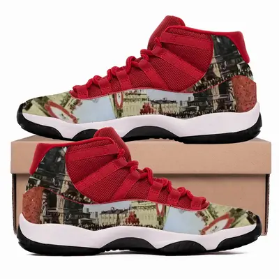 Men Lady In Red Square HD11 Basketball Sneakers