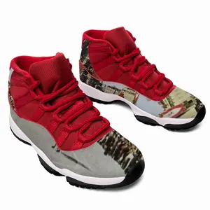 Men Lady In Red Square HD11 Basketball Sneakers