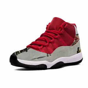 Men Lady In Red Square HD11 Basketball Sneakers