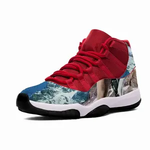 Men Skating In The Mountains HD11 Basketball Sneakers