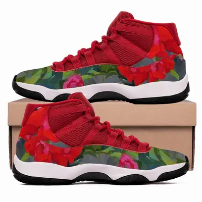 Men Roses From An Abandoned Garden HD11 Basketball Sneakers