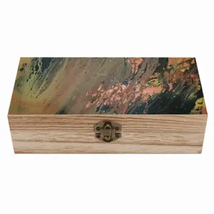 Bronze Abstraction Wooden Storage Box