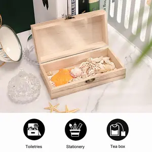 Skeleton Fish Wooden Storage Box