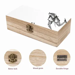 Angst Fear Wooden Storage Box