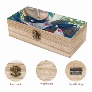 Angel Of Spring Wooden Storage Box