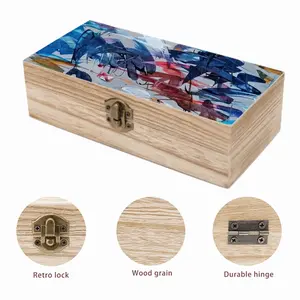 Listening To Radiohead Wooden Storage Box