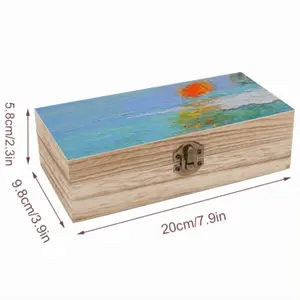 Icy Day Wooden Storage Box