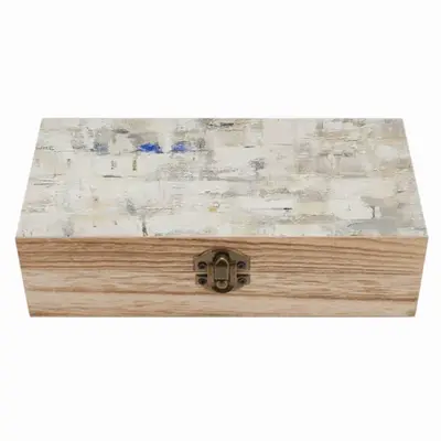 White Medina Wooden Storage Box