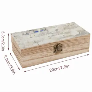 White Medina Wooden Storage Box