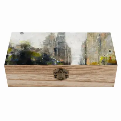 Another Rainy Day Over Manhattan Wooden Storage Box