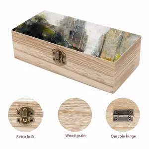 Another Rainy Day Over Manhattan Wooden Storage Box