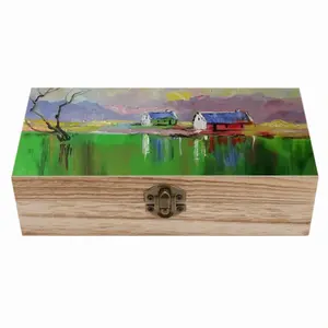 Green Ismy Valley Wooden Storage Box