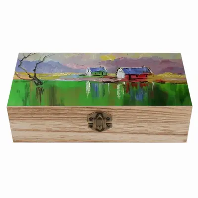 Green Ismy Valley Wooden Storage Box