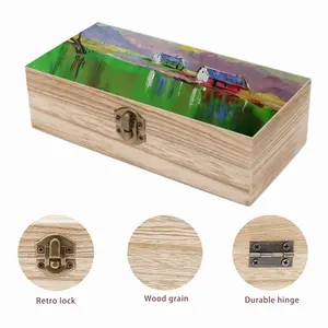 Green Ismy Valley Wooden Storage Box