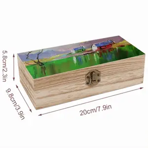 Green Ismy Valley Wooden Storage Box