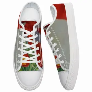 Men Tulips Retro Canvas Shoes