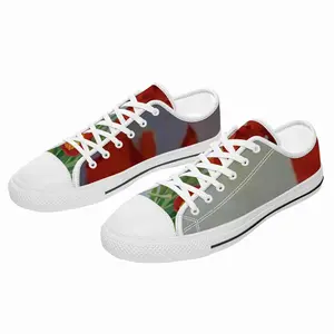 Men Tulips Retro Canvas Shoes