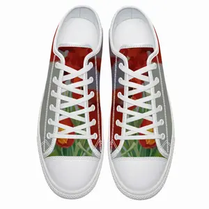 Men Tulips Retro Canvas Shoes