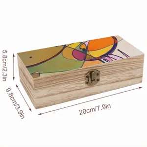 Fake Stained Glass 1 Wooden Storage Box