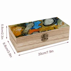 I Walk On The Moon Wooden Storage Box