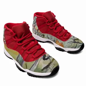 Men Olive Trees HD11 Basketball Sneakers