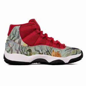 Men Olive Trees HD11 Basketball Sneakers